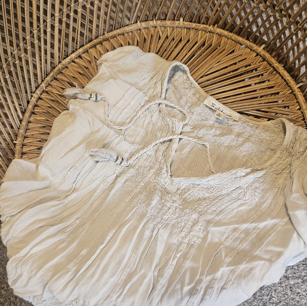 Elegant Cream Tunic Top